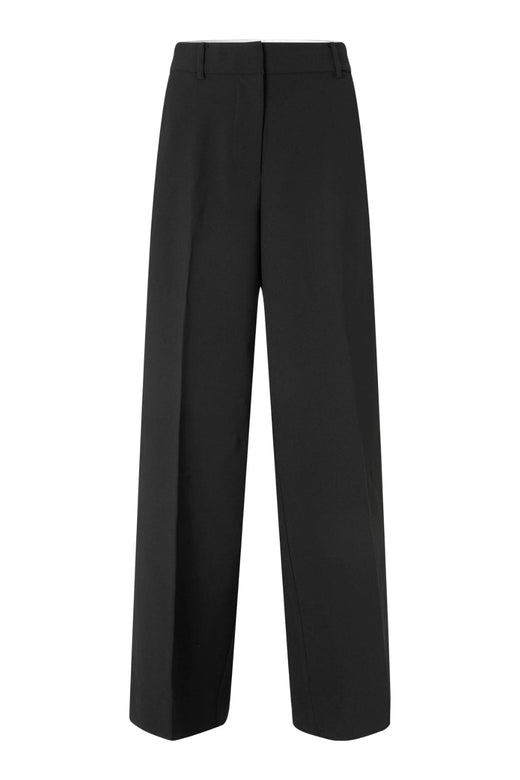 Second Female - Fique Straight Trousers 59024 - 8001 Black Bukser 