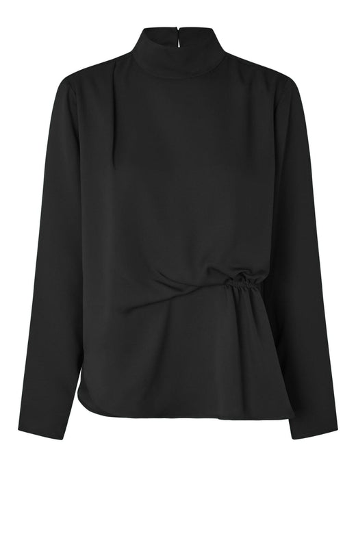Second Female - Glara Blouse 60196 - 8001 Black Bluser 