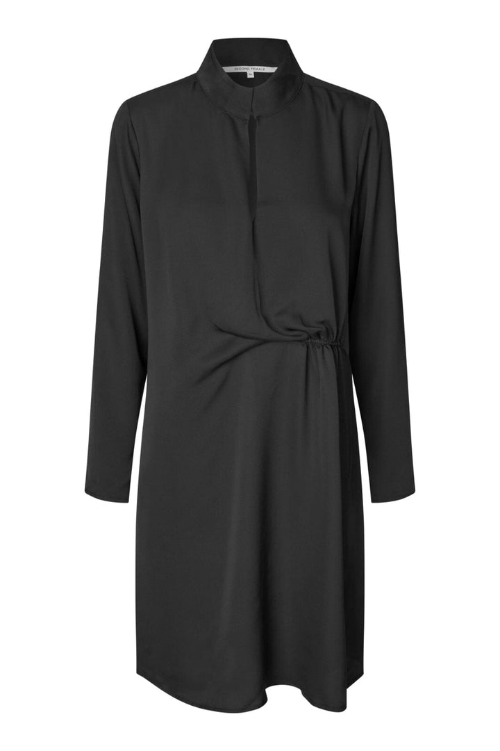 Second Female - Glara Dress 60243 - 8001 Black Kjoler 