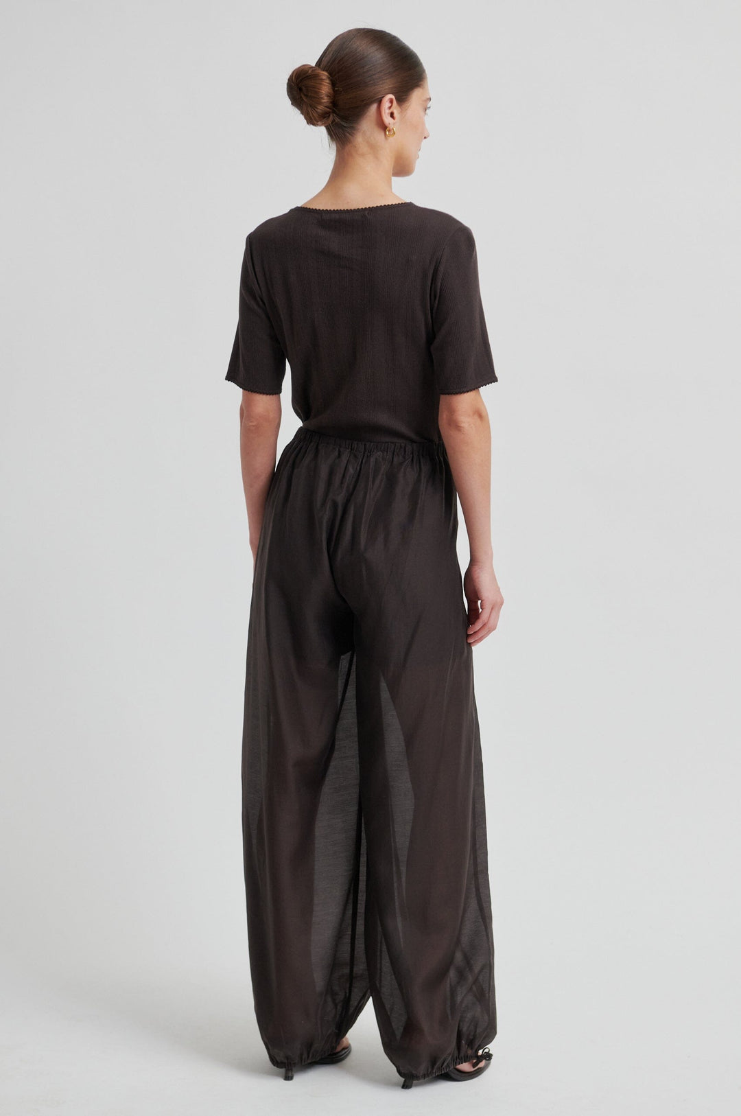 Second Female - Hidie Trousers 60595 - 6150 Chocolate Torte Bukser 