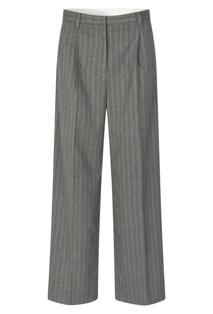 Second Female - Hollanda Trousers - Dark grey melange