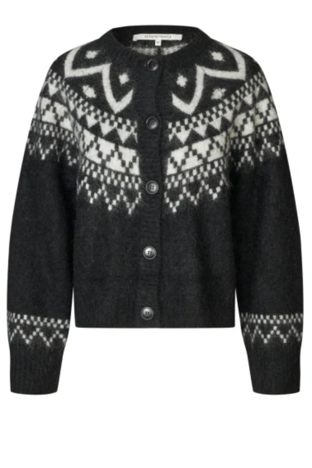 Second Female - Kalia Knit Cardigan 61252 - 8001 Black Cardigans 