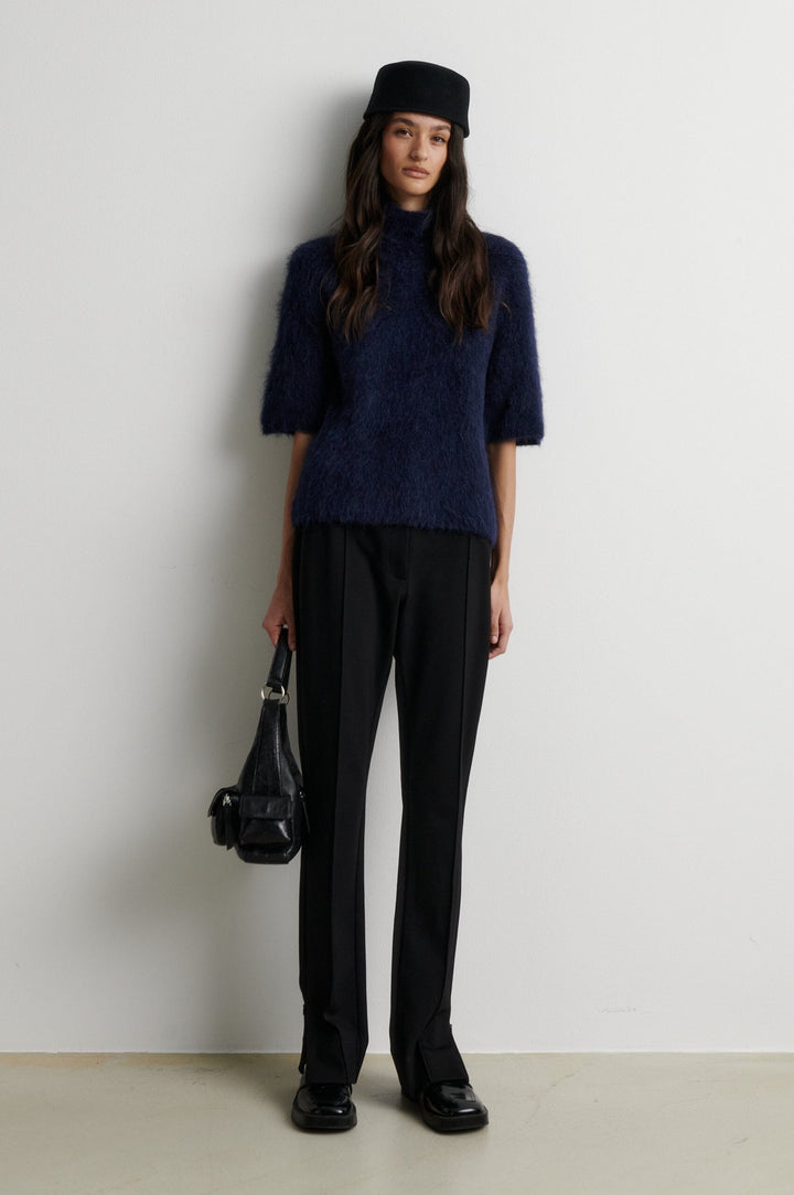 Second Female - Karla Knit SS 59913 - 5994 Night Sky Strikbluser 