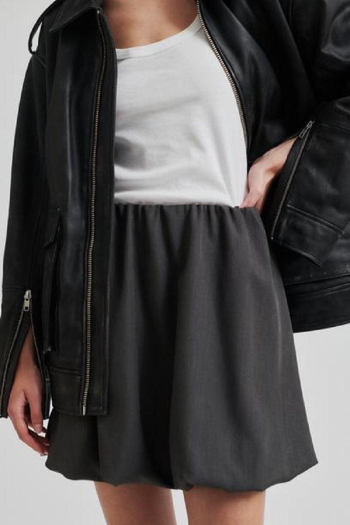 Second Female - Otilia Skirt 59252 - 7003 Dark grey melange