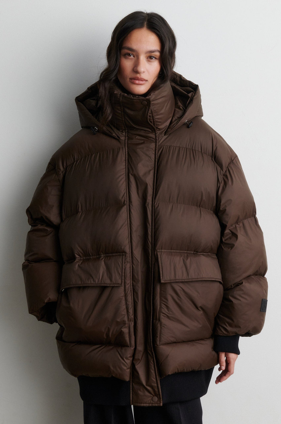 Second Female - Riya Rib Puffer Jacket 60936 - 6156 Demitasse Jakker 