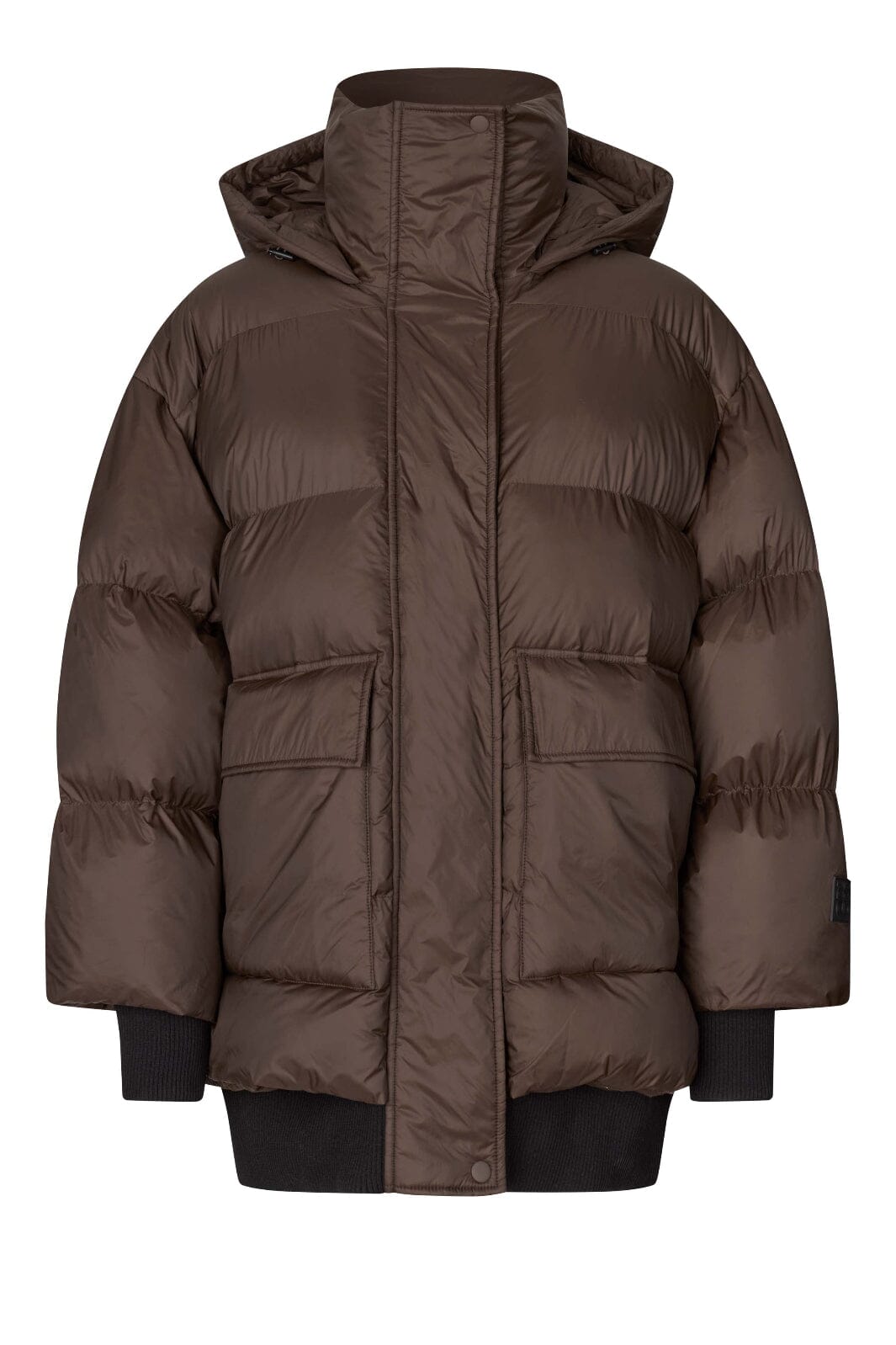 Second Female - Riya Rib Puffer Jacket 60936 - 6156 Demitasse Jakker 