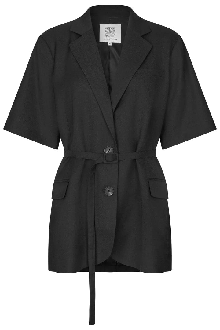 Second Female - Sharo New SS Blazer 60658 - 8001 Black Blazere 