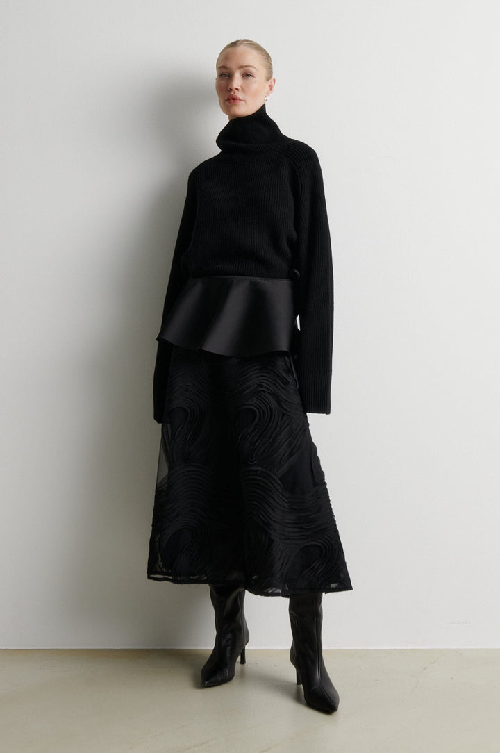 Second Female - Soalie Skirt 61087 - 8001 Black Nederdele 