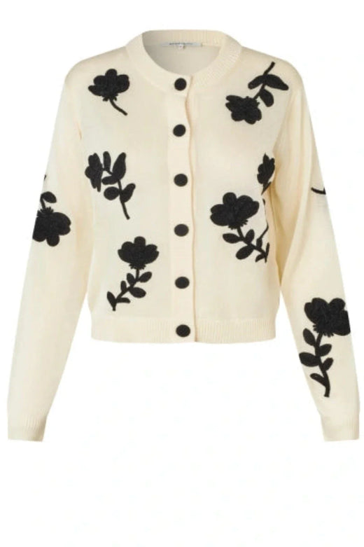 Second Female - Yota Knit Cardigan 61198 - 1051 Birch Cardigans 