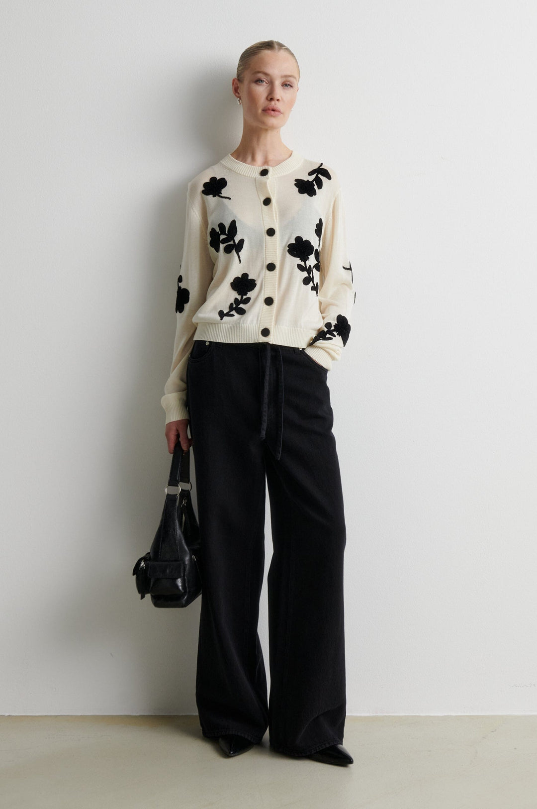 Second Female - Yota Knit Cardigan 61198 - 1051 Birch Cardigans 