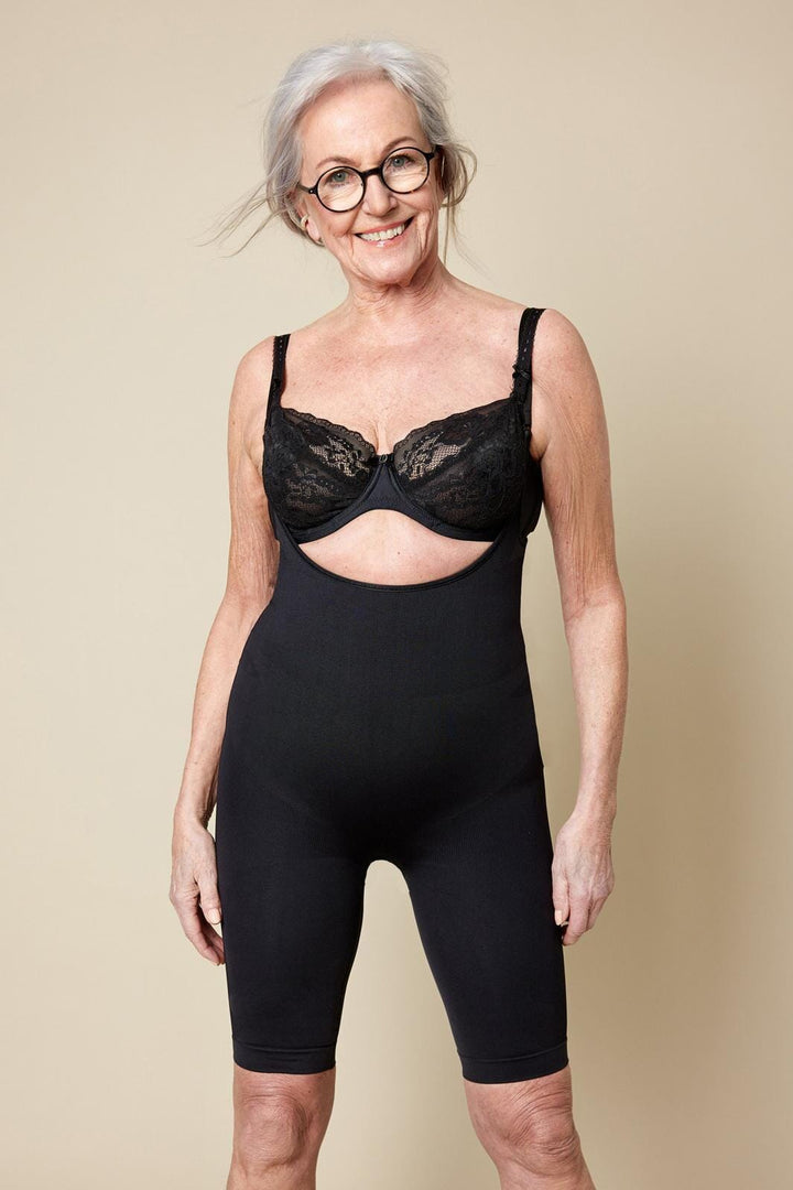 Shabes - Shapewear Bodystocking Shorts Eco Collection - Black