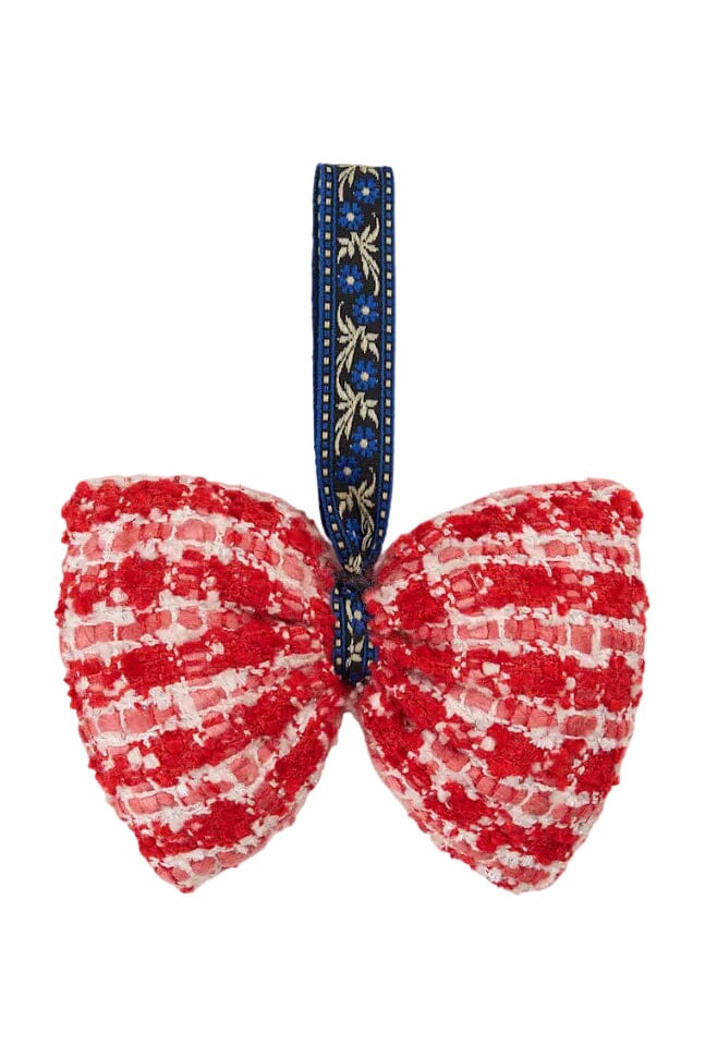 Sissel Edelbo - Boucle Bow Ornament Se 2136 - Red Julepynt 