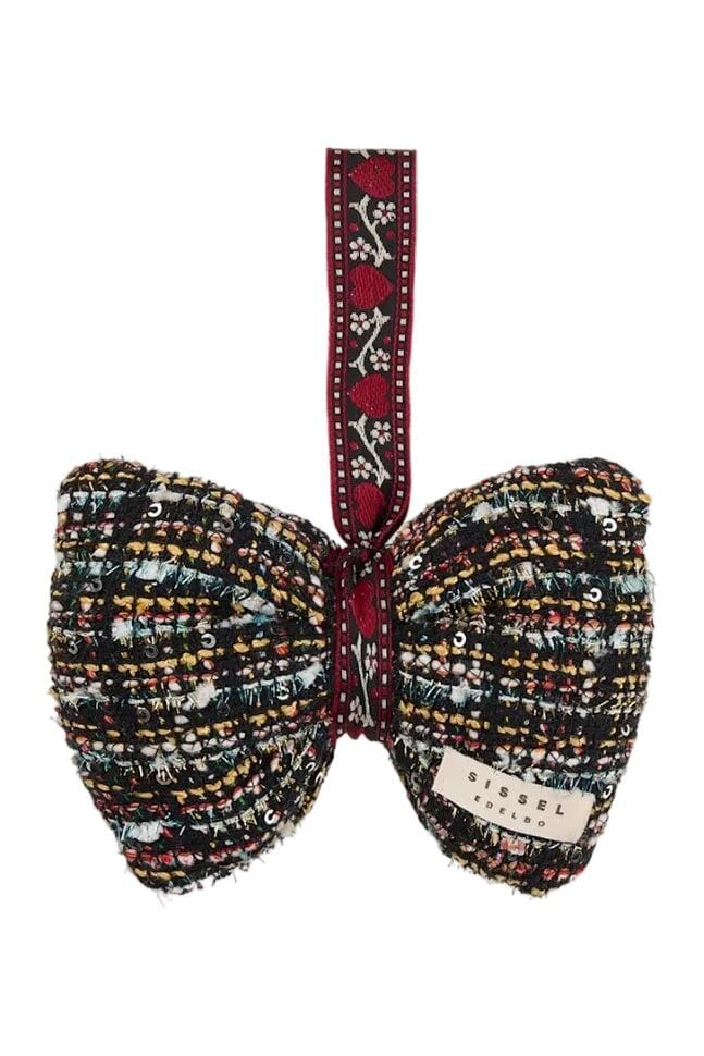 Sissel Edelbo - Boucle Bow Ornament Se 2138 - Black Julepynt 