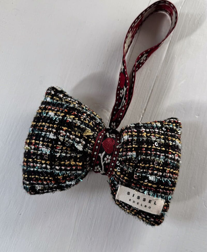 Sissel Edelbo - Boucle Bow Ornament Se 2138 - Black Julepynt 