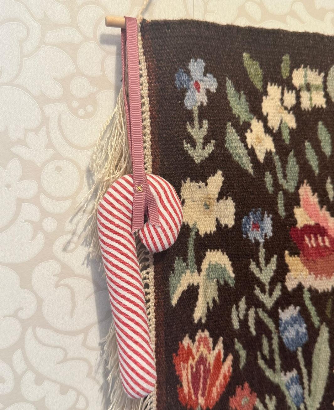 Sissel Edelbo - Cane Leftover Ornament SE 1733 - Candy Stripes