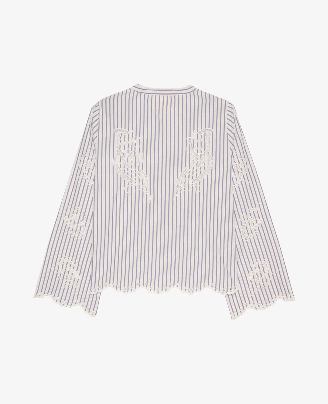 Sissel Edelbo - Cecilie Shirt SE 1897 - Purple Stripes Bluser 