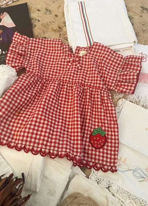 Sissel Edelbo - Charlene MINI Top SE 1849 - Red Checks Toppe 