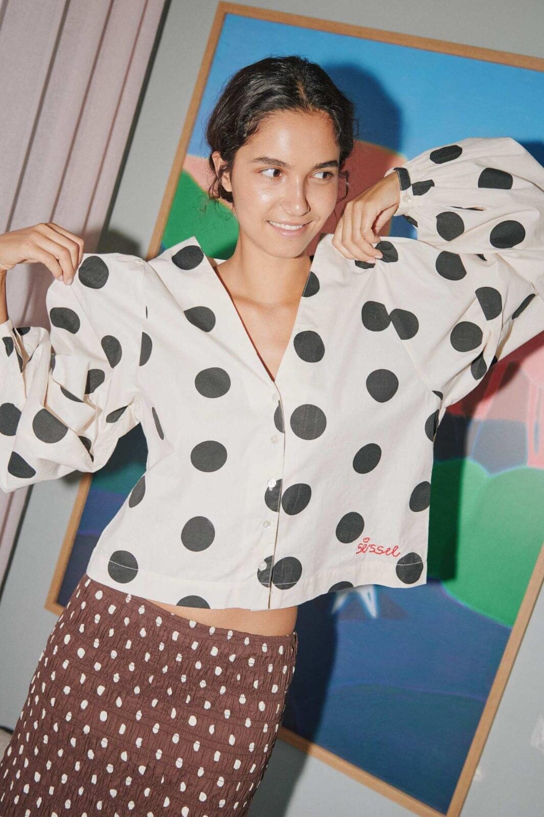 Sissel Edelbo - Ea Shirt SE 1898 - Black Dot 