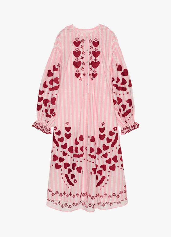 Sissel Edelbo - Elisabeth Dress SE 1899 - Rose Stripes Kjoler 