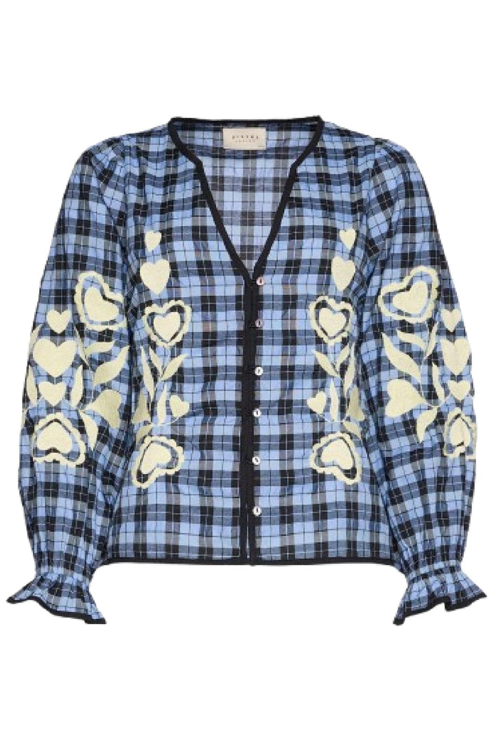 Sissel Edelbo - Fran Top SE 1693 - Blue Checks