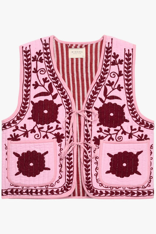 Sissel Edelbo - Honey Vest SE 1581 - Burgundy