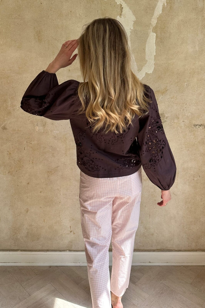 Sissel Edelbo - Magdalena Top SE 1391 - Seal Brown