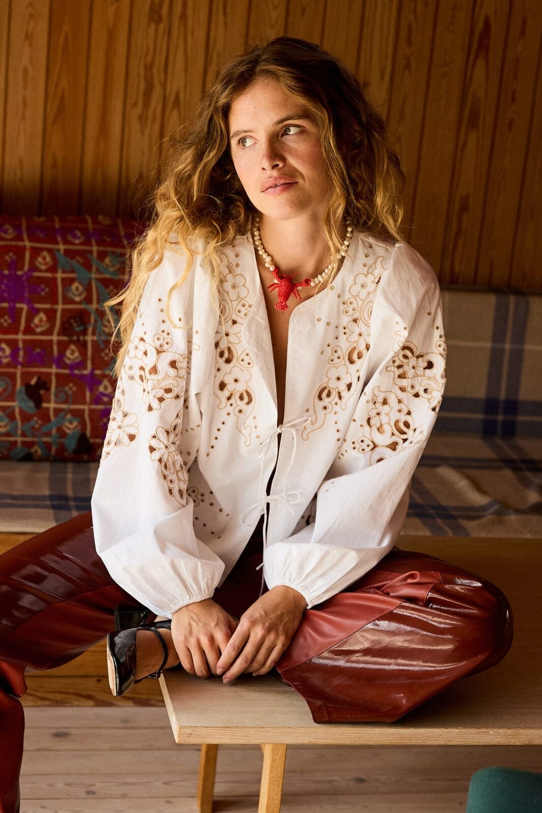 Sissel Edelbo - Magdalena Top SE 1392 - Ecru
