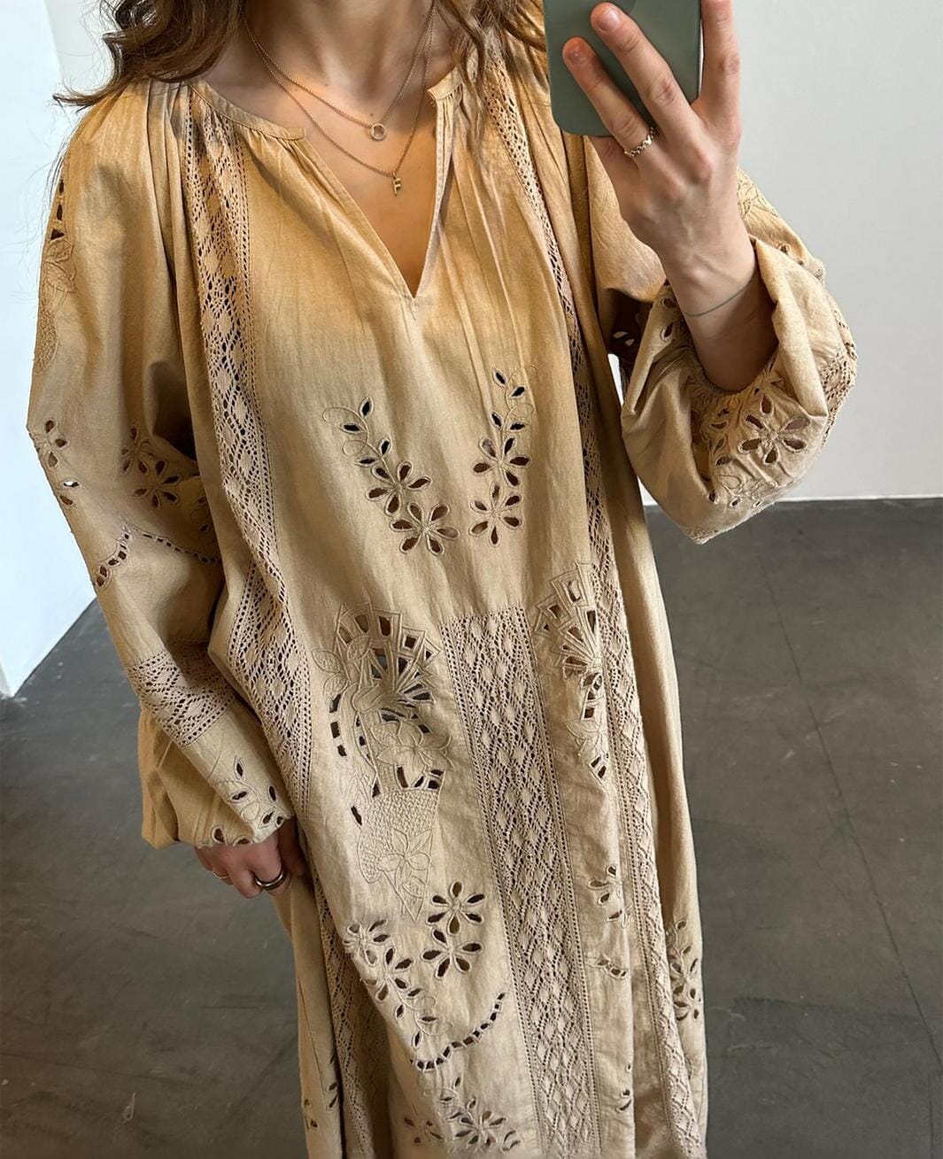 Sissel Edelbo - Mila Dress SE 1684 - Beige