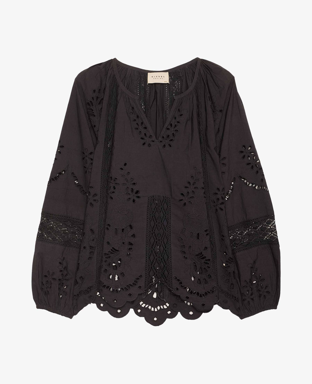 Sissel Edelbo - Mila Top SE 1781 - Almost Black Toppe 