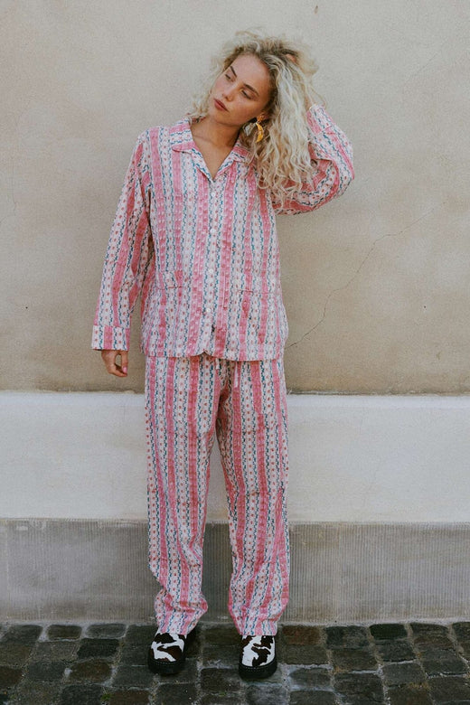 Sissel Edelbo - Nuit Pyjamas Set SE 1702 - Old Rose