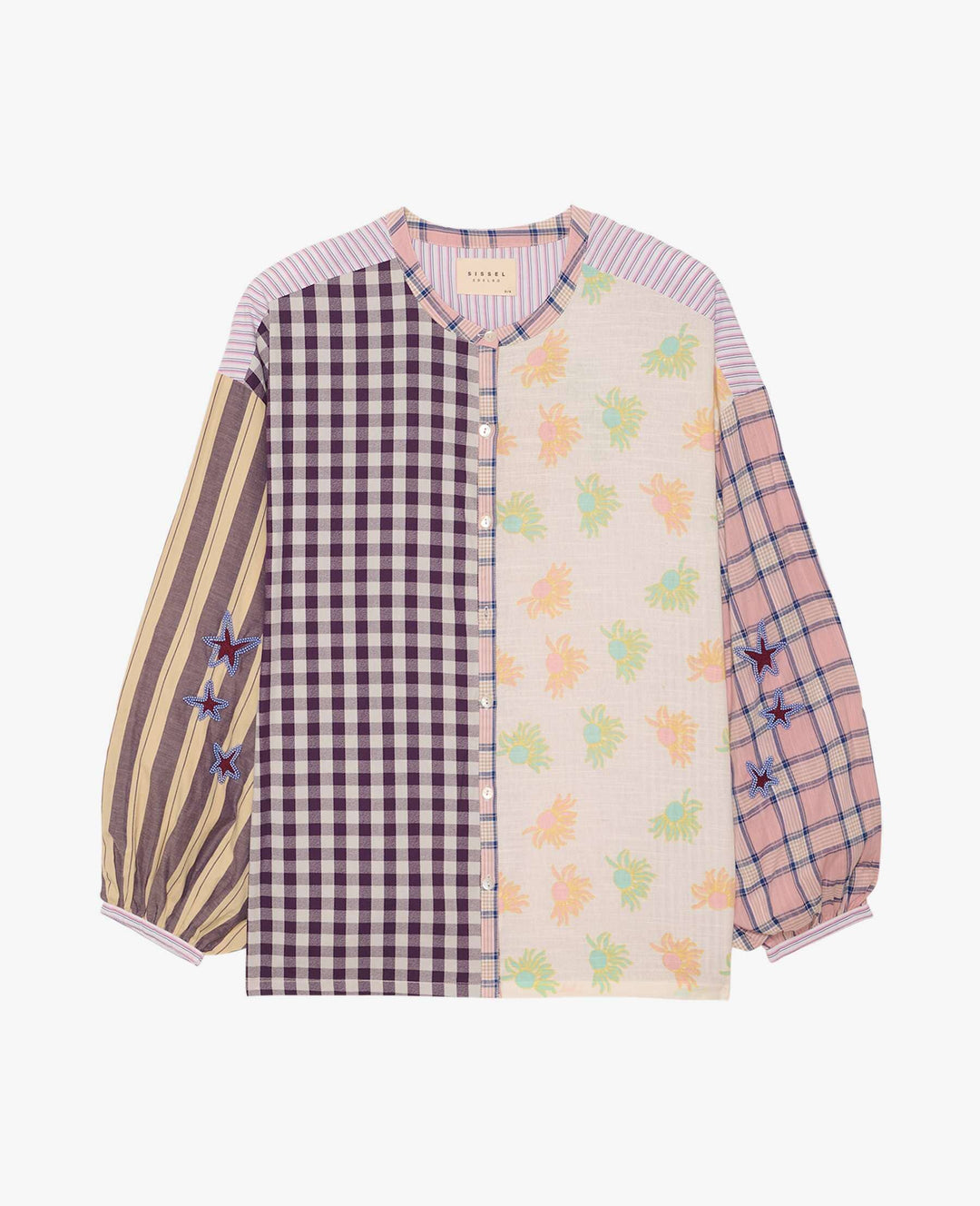 Sissel Edelbo - Paula Shirt SE 1786 - Purple Mix Skjorter 