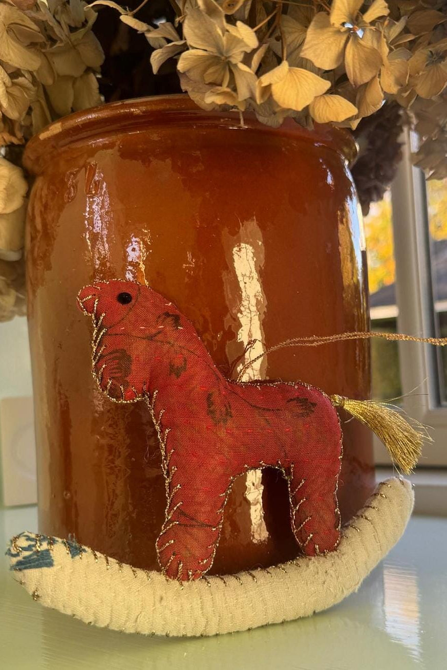 Sissel Edelbo - Rocking Horse Ornament SE 1123 - Rose of Kelpie