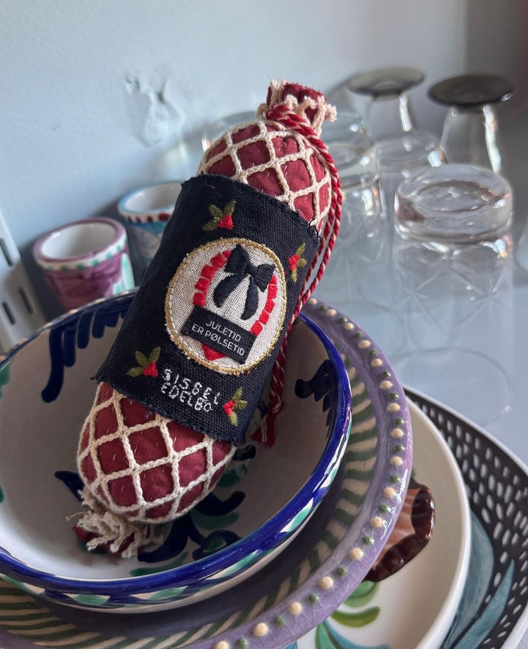 Sissel Edelbo - Sausage Ornament SE 1476 - Red