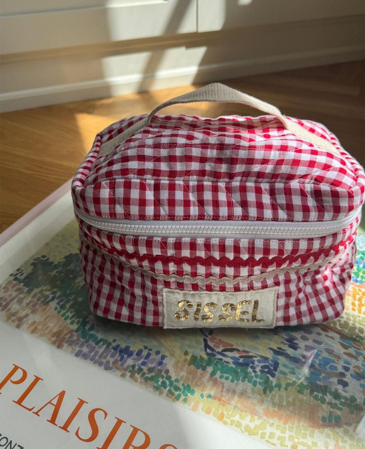 Sissel Edelbo - Sissel Bucket Bag SE 1751 - Red Checks