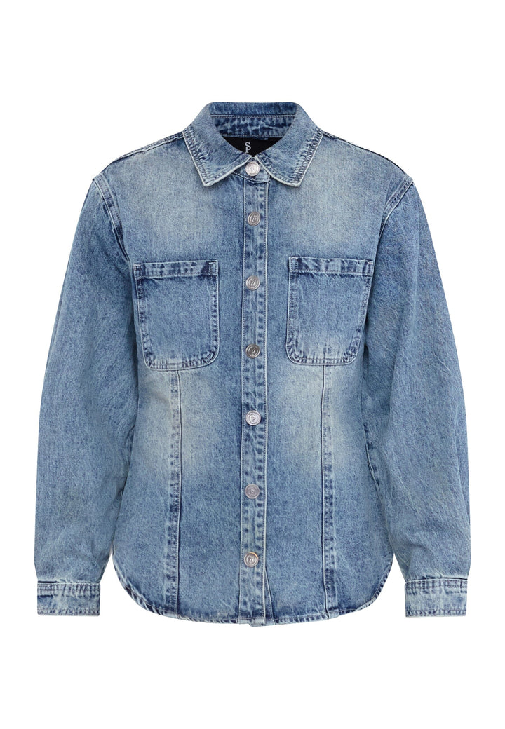 Sisters Point - Fiora-Sh 20121 - 904 - Vintage Denim Jakker 