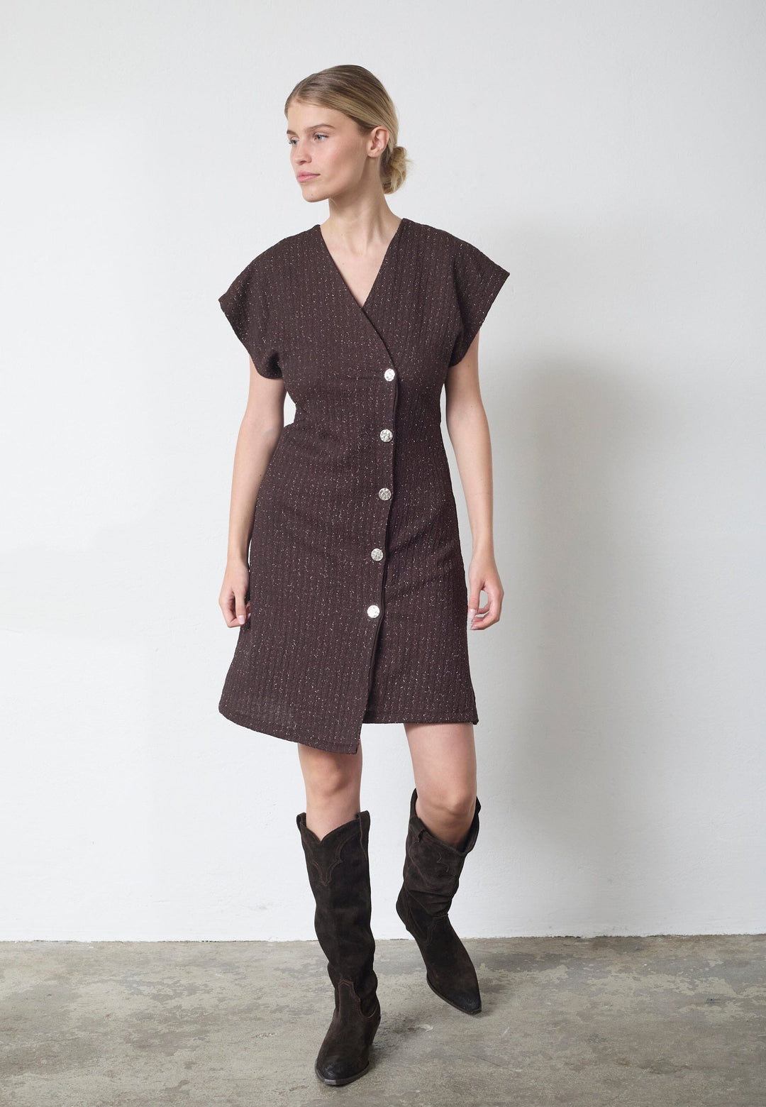 Sisters Point - Gevela-Dr1 19568 - 200 - Chocolate/Silver Kjoler 