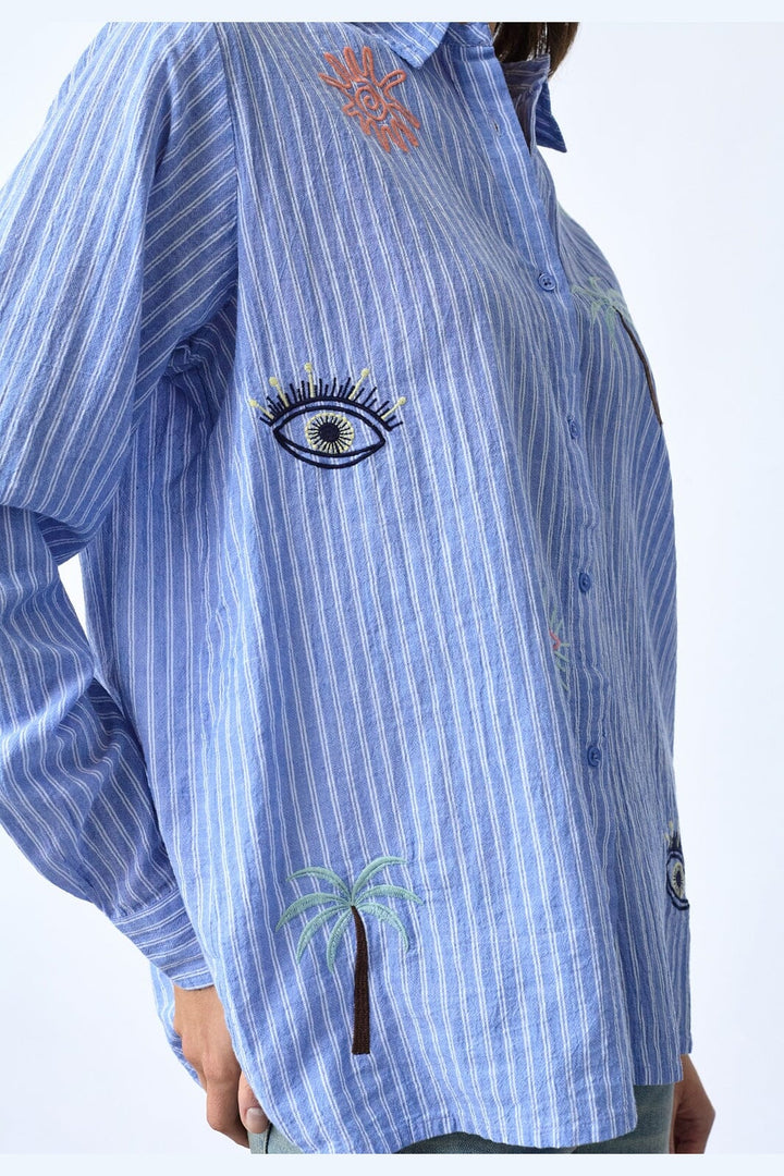 Sisters Point - Ibisa-Sh3 19699 - 831 - Blue Stripe Beach