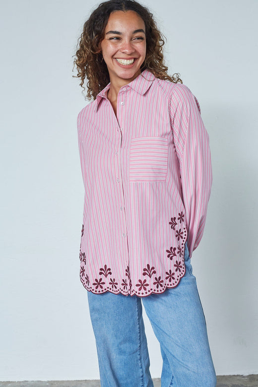 Sisters Point - Istea-Sh1 19149 - 830 - Pink/Bordeaux Skjorter 