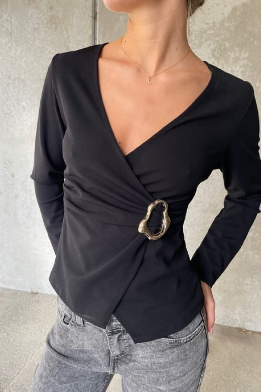 Sisters Point - Kevela-Top 19395 - 000 - Black Blazere 