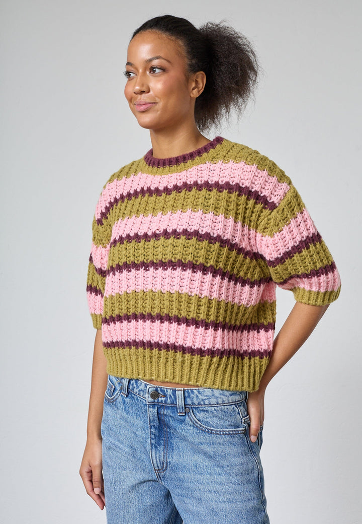 Sisters Point - Krissy-Pu 19364 - 801 - Lime Comb. Strikbluser 