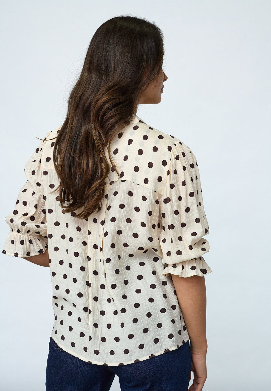 Sisters Point - Venny-Ss9 19851 - 802 - Cream/Brown Dot Toppe 