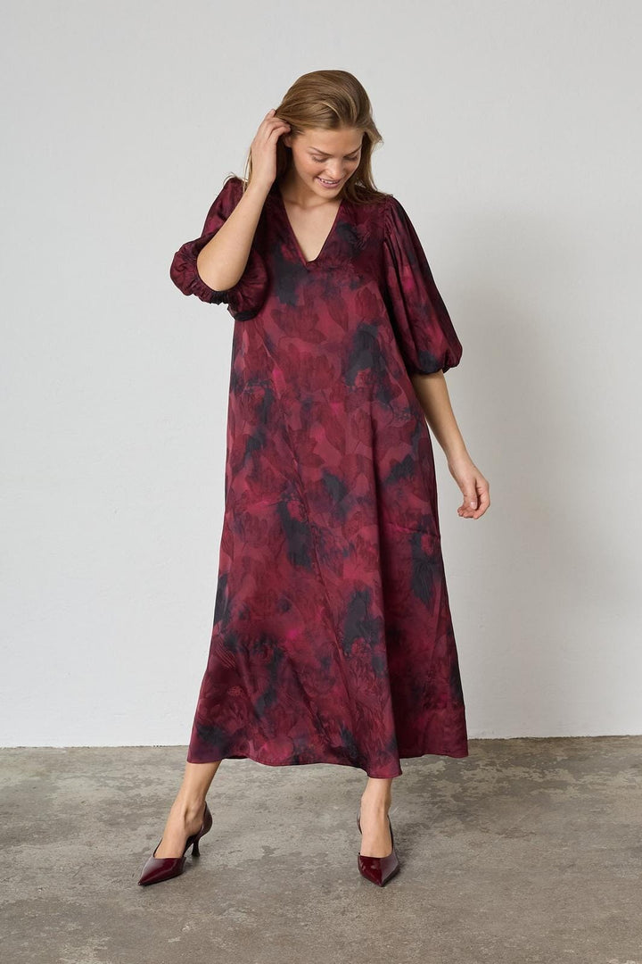 Sisters Point - Ventia-V.Dr6 19520 - 801 - Bordeaux Blurred Kjoler 