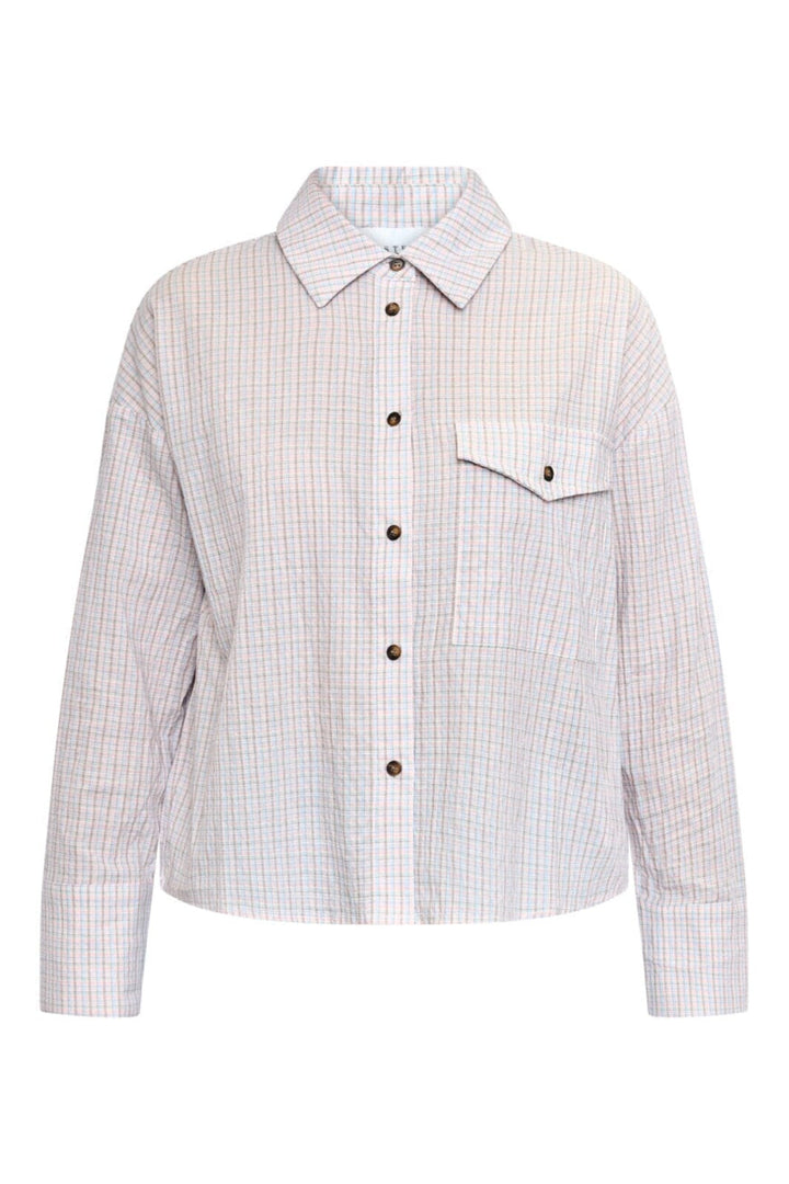 Sisters Point - Vibeke-Sh 19967 - 840 - Soft Rose Check Skjorter 