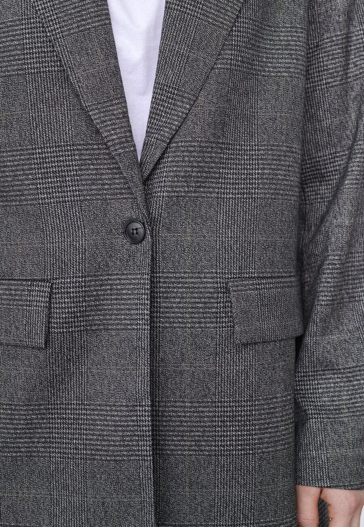 Sisters Point - Viksa-Bl1 20508 - 053 - Grey Check Blazere 