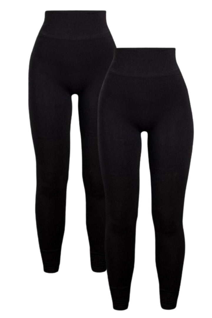 Soft basic - Haily Leggings 2 pak - black
