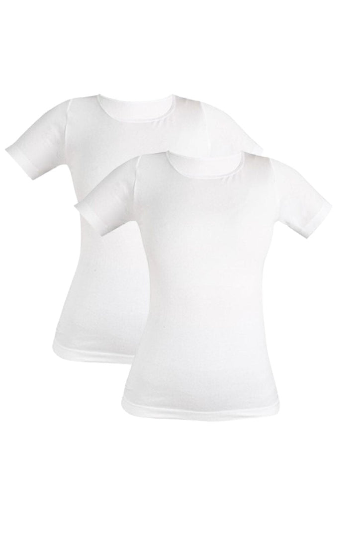 Soft basic - Haily t-shirt 2 pak - white