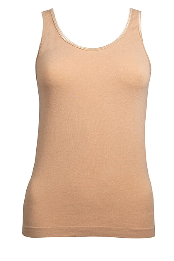 Soft basic - Haily Top wide strap 2 pak - nude