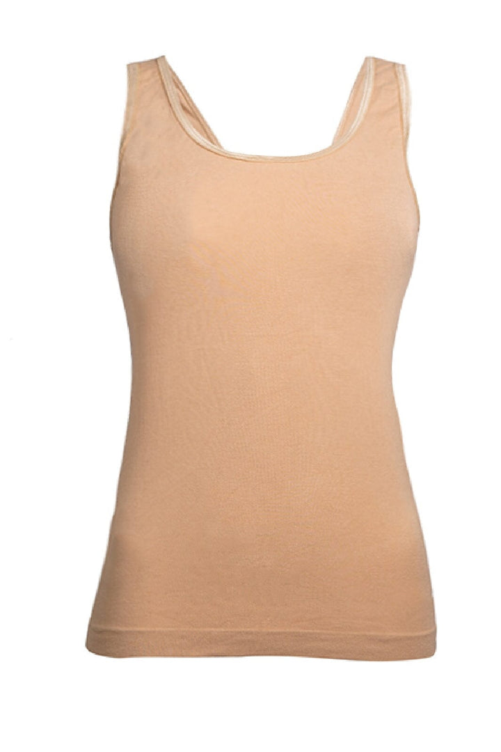 Soft basic - Haily Top wide strap 2 pak - nude