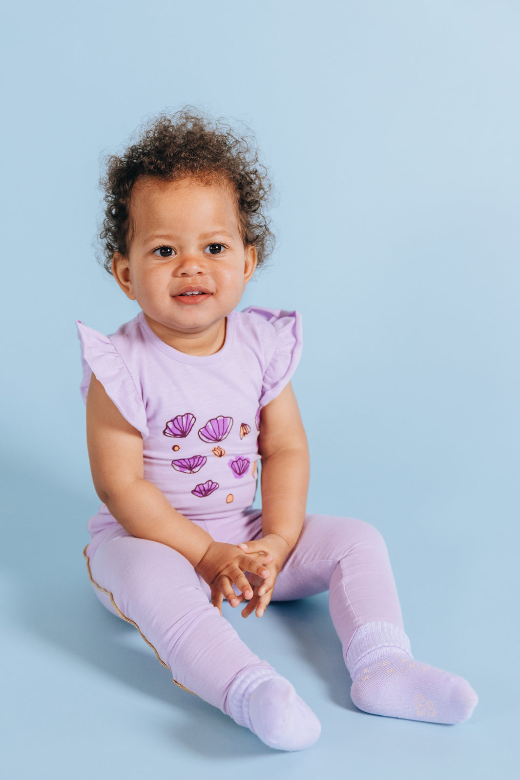 Soft Gallery - SGBaby Paula Piping Leggings - Orchid Bloom