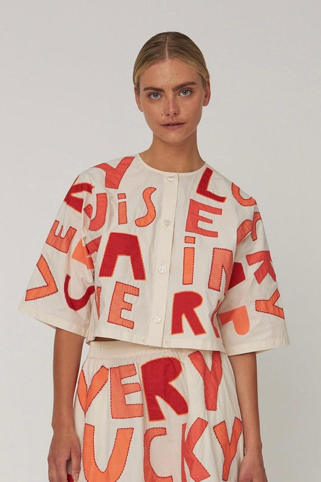 Stella Nova - Cruise Shirtvl61-2426 - 681 Mixed Red Skjorter 